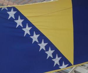 пазл Флаг Боснии и Герцеговины